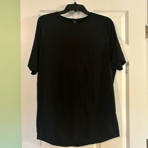 NWOT Size L Virus Again Faster Black Sports Shirt